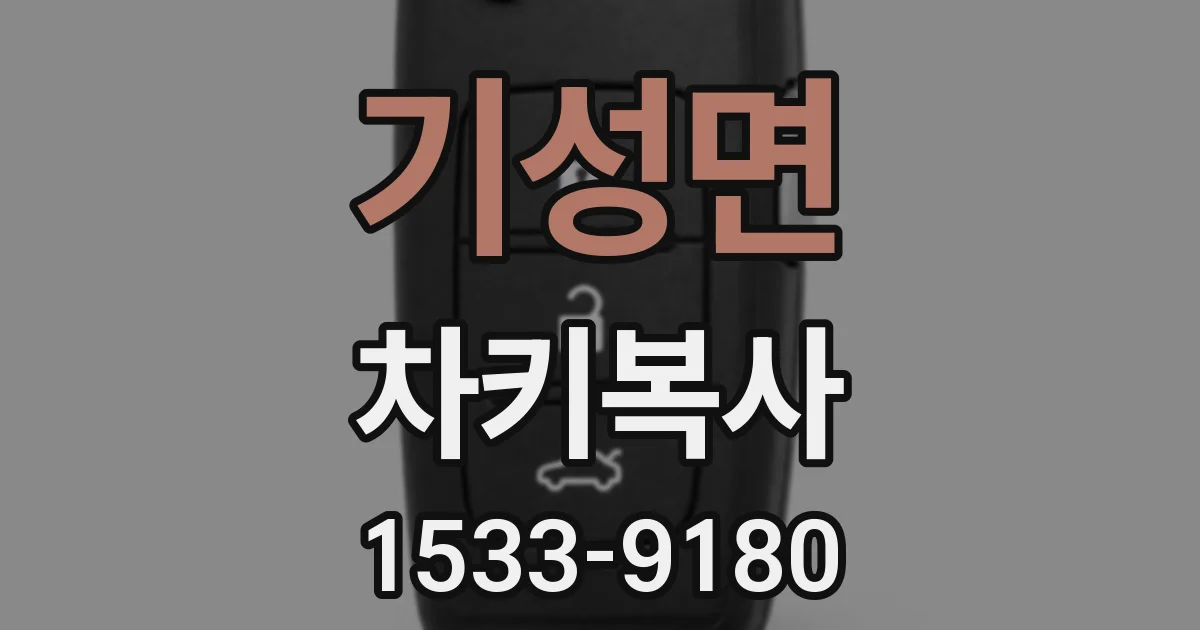 기성면 차키복사
