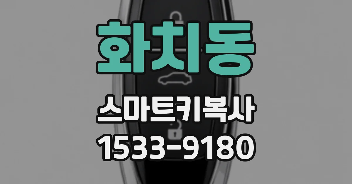 화치동 스마트키복사