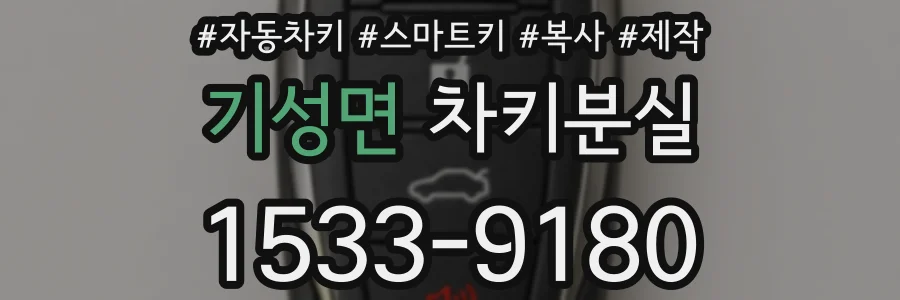기성면 차키분실
