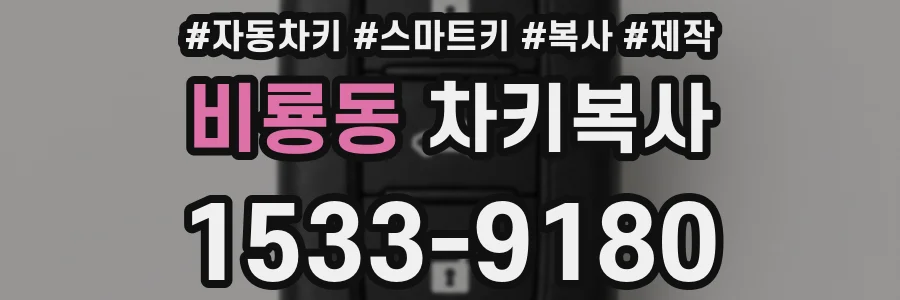 비룡동 차키복사