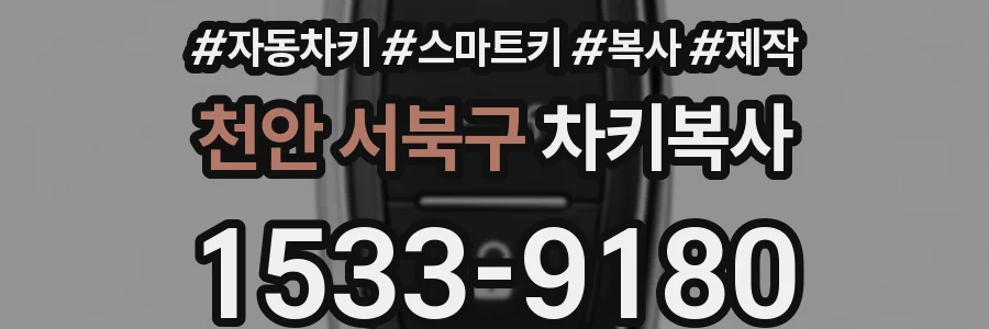 천안 서북구 차키복사