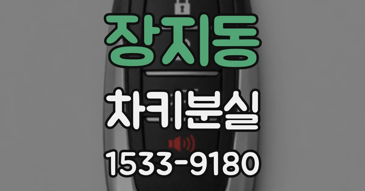장지동 차키분실