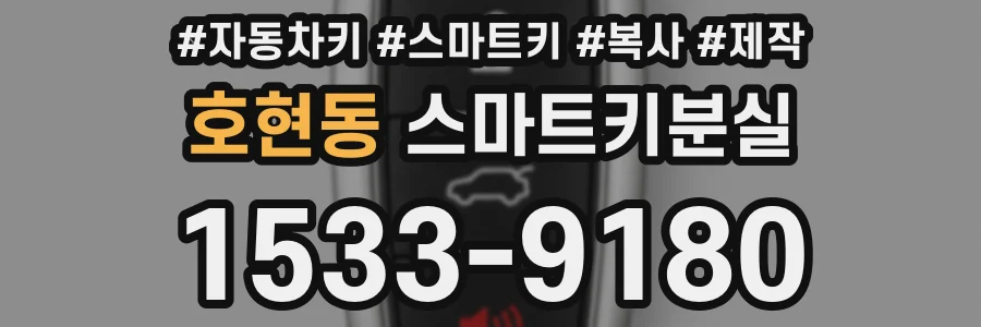 호현동 스마트키분실