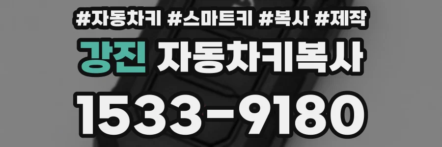 강진 자동차키복사