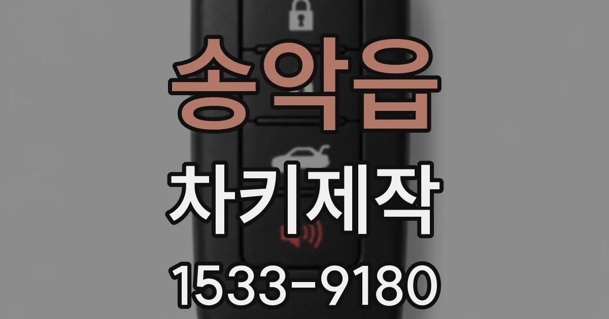 송악읍 차키제작