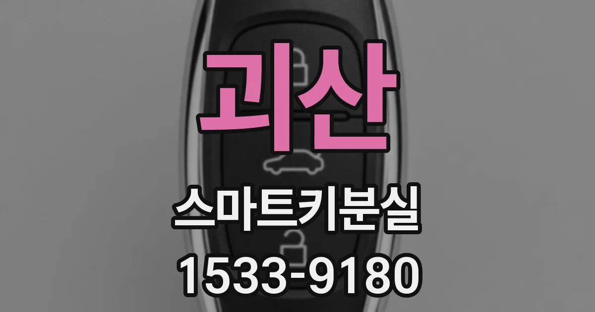 괴산 스마트키분실