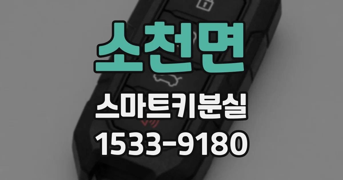 소천면 스마트키분실