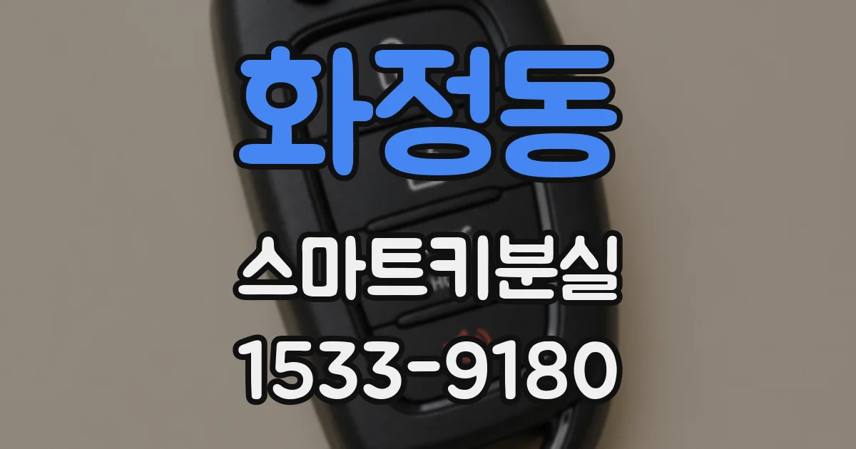 화정동 스마트키분실