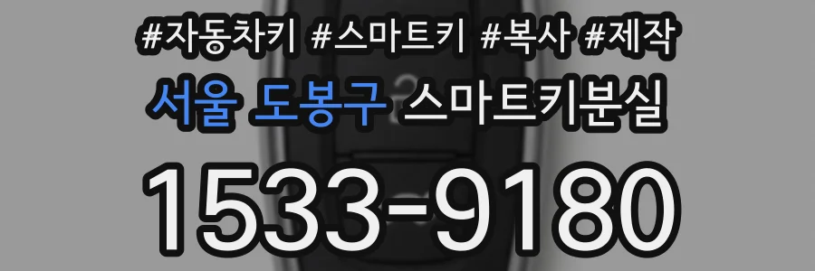 서울 도봉구 스마트키분실