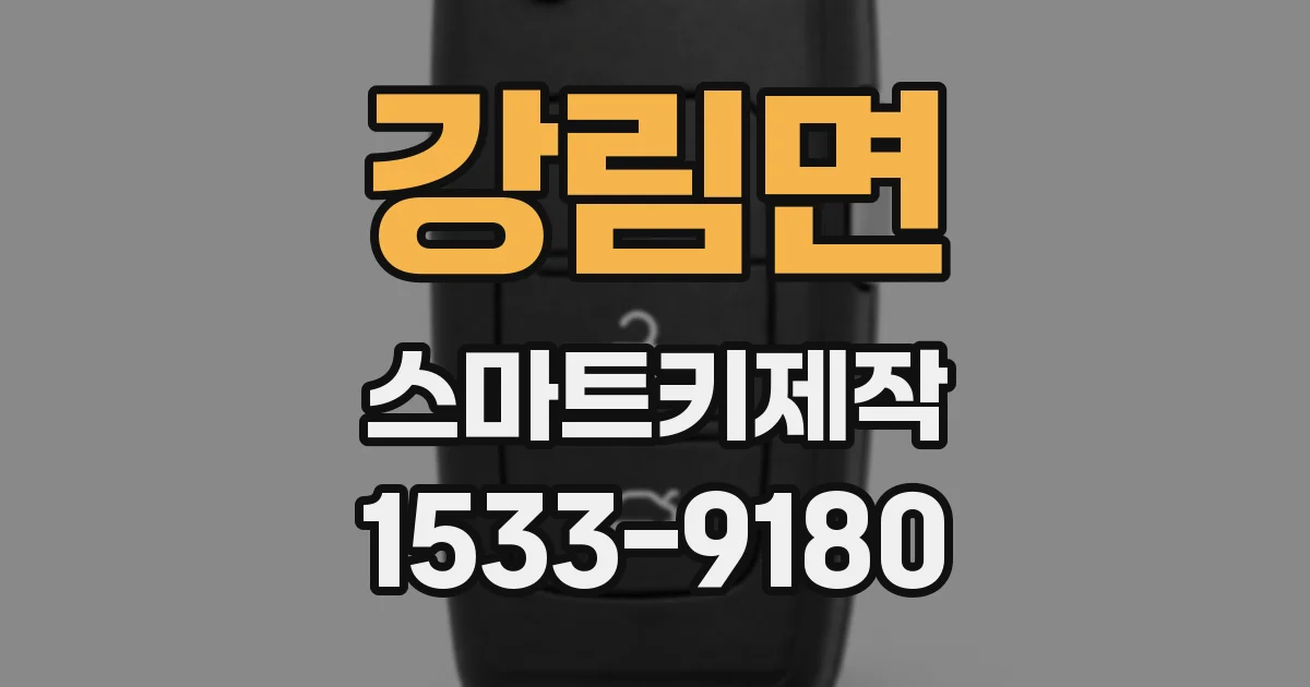 강림면 스마트키제작