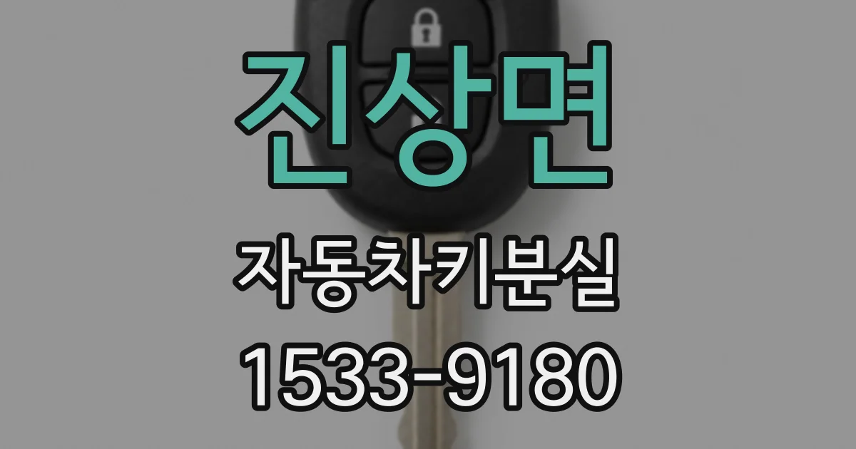 진상면 자동차키분실