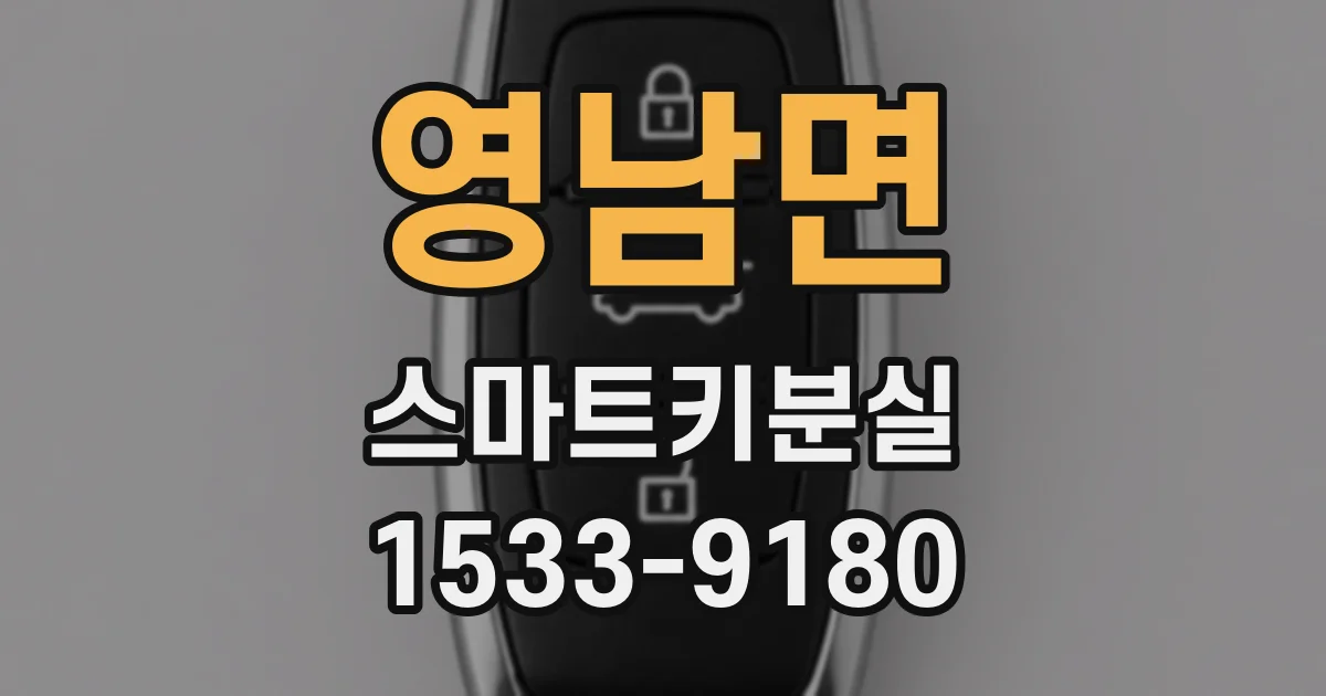 영남면 스마트키분실