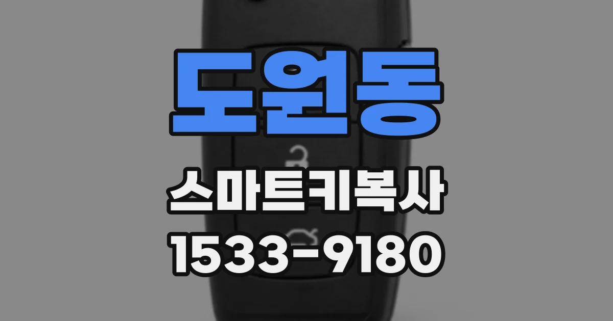 도원동 스마트키복사
