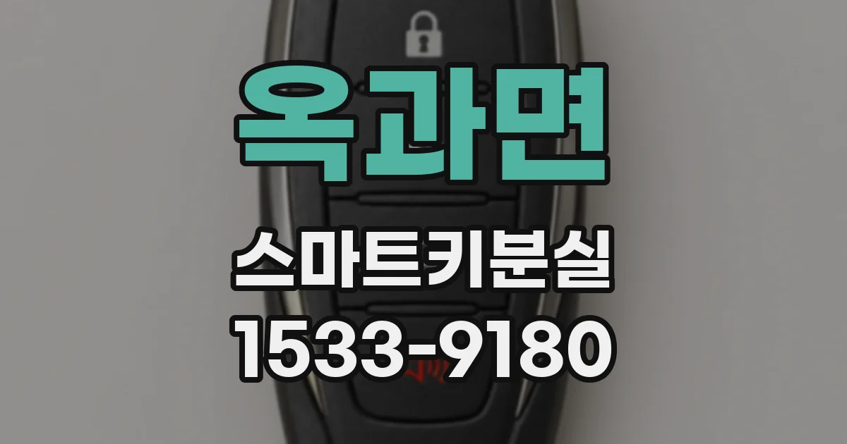 옥과면 스마트키분실