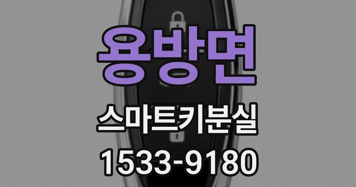 용방면 스마트키분실