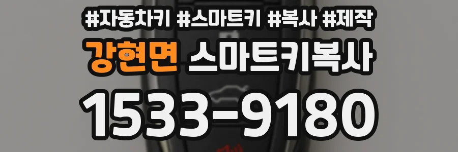 강현면 스마트키복사