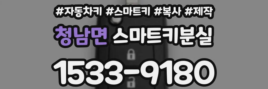 청남면 스마트키분실