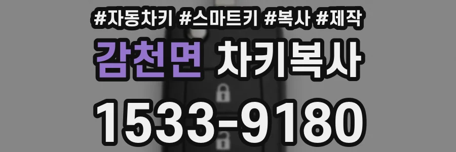 감천면 차키복사