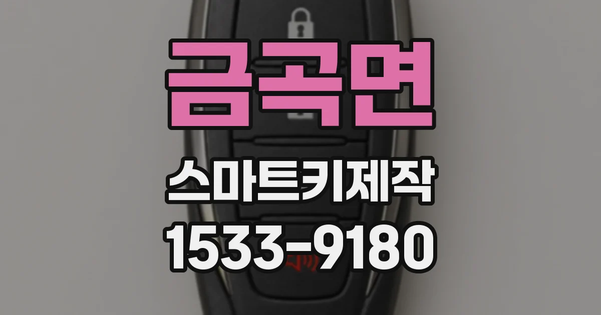 금곡면 스마트키제작
