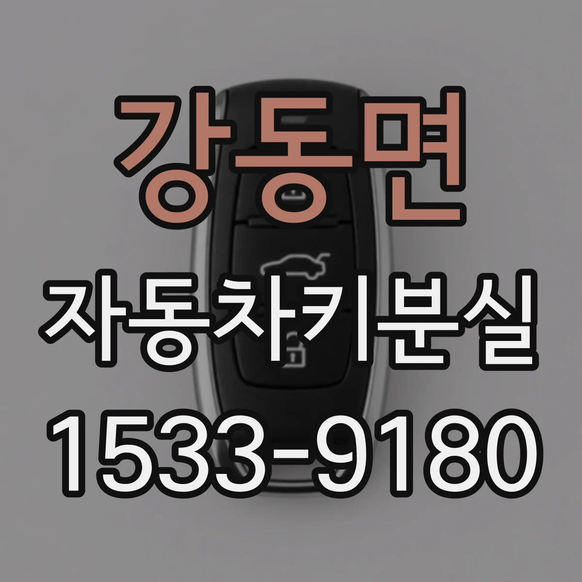 강동면 자동차키분실