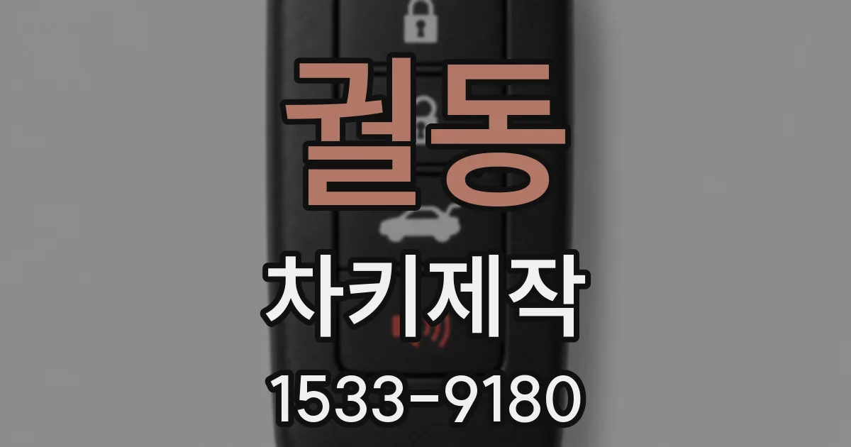 궐동 차키제작