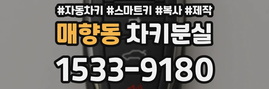 매향동 차키분실