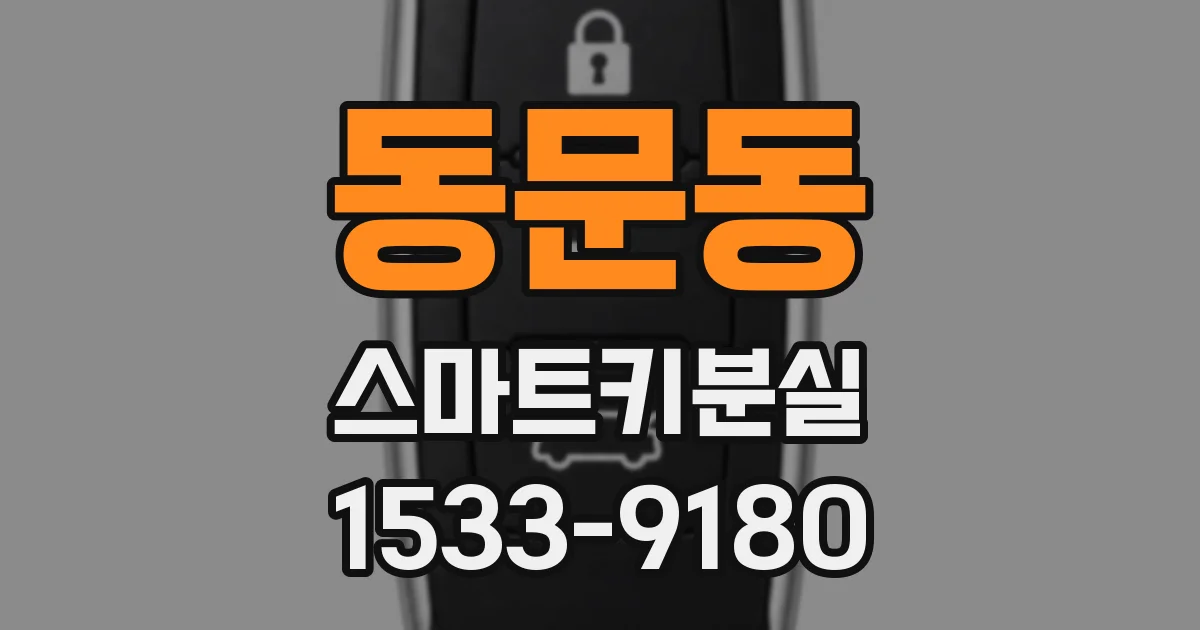 동문동 스마트키분실