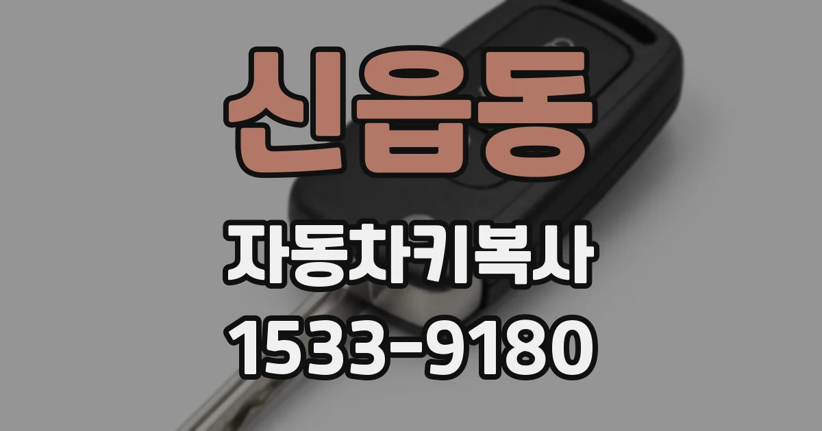신읍동 자동차키복사