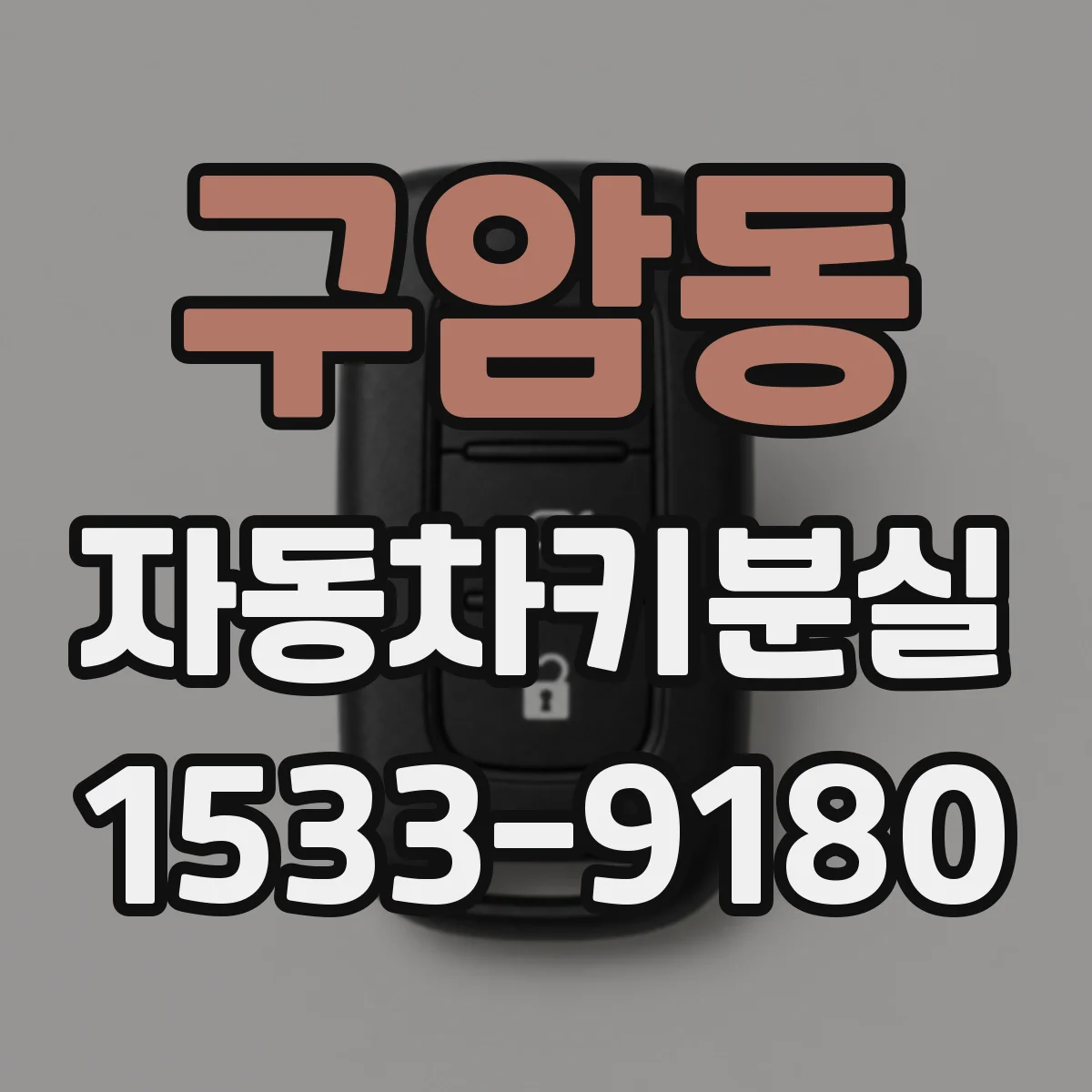 구암동 자동차키분실