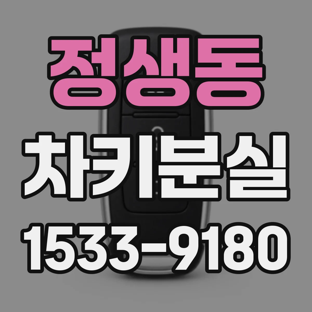 정생동 차키분실