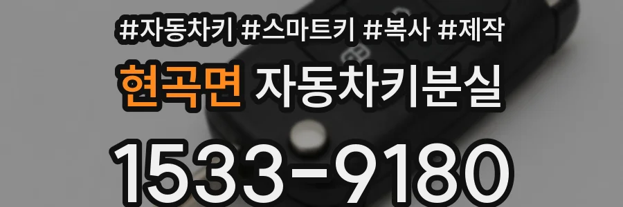 현곡면 자동차키분실