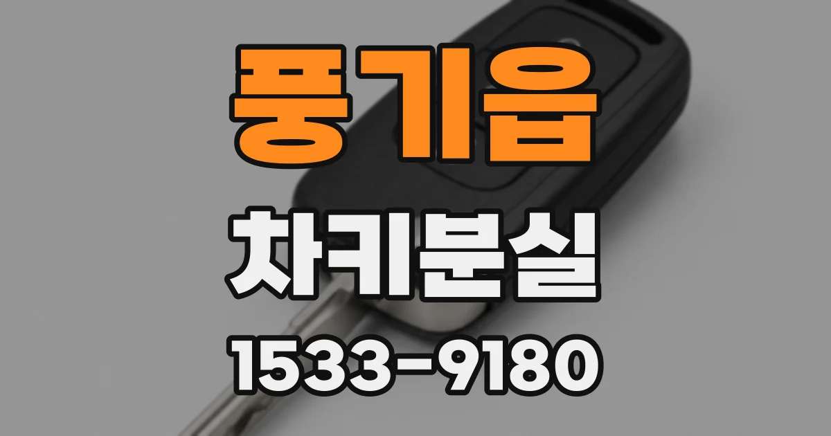 풍기읍 차키분실