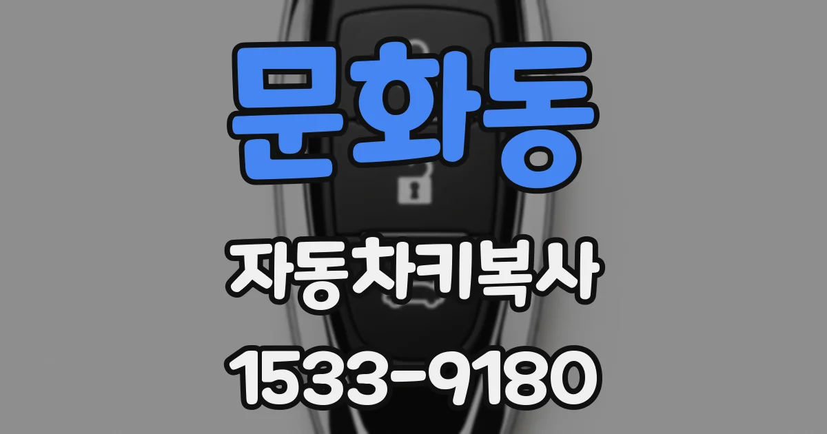 문화동 자동차키복사