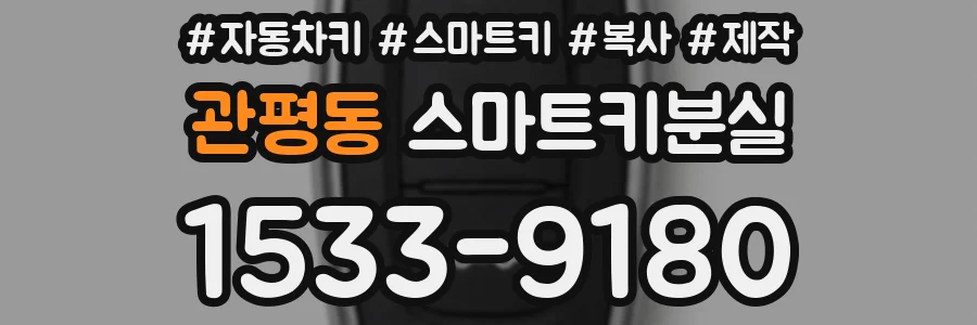 관평동 스마트키분실