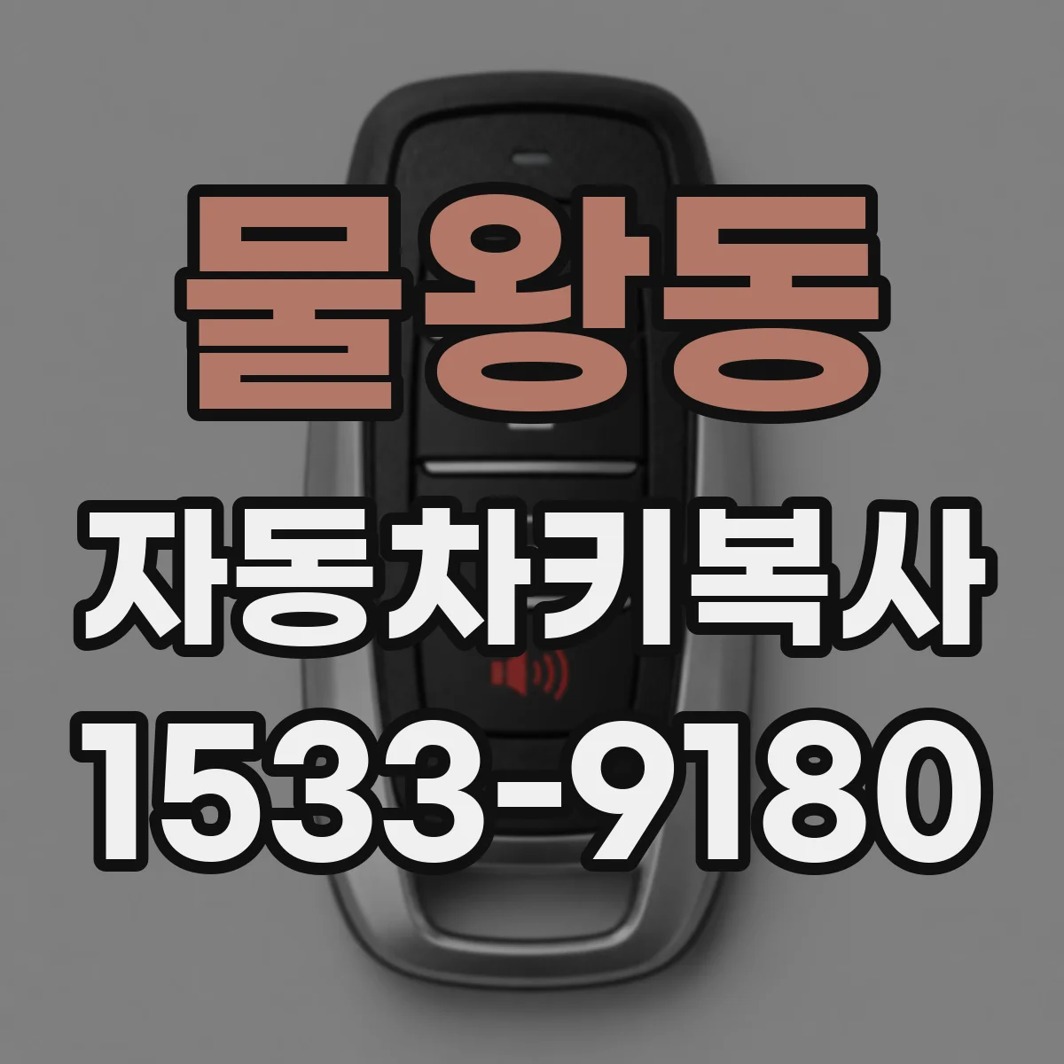 물왕동 자동차키복사
