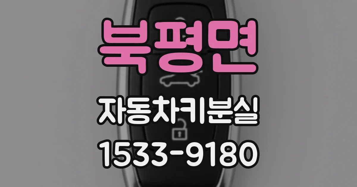 북평면 자동차키분실