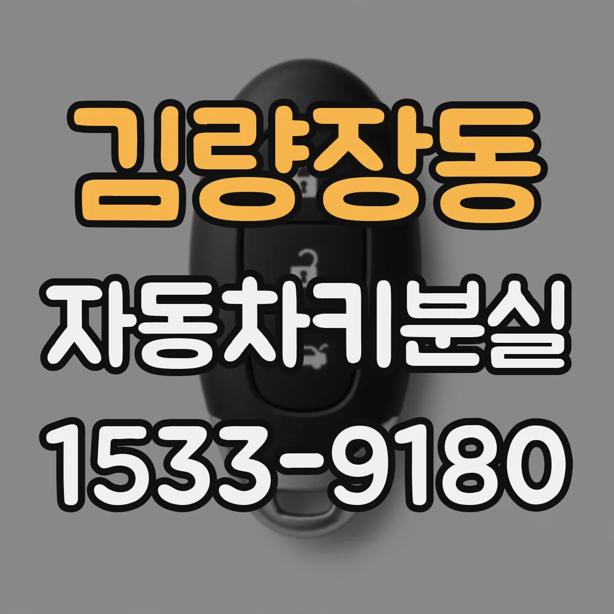 김량장동 자동차키분실
