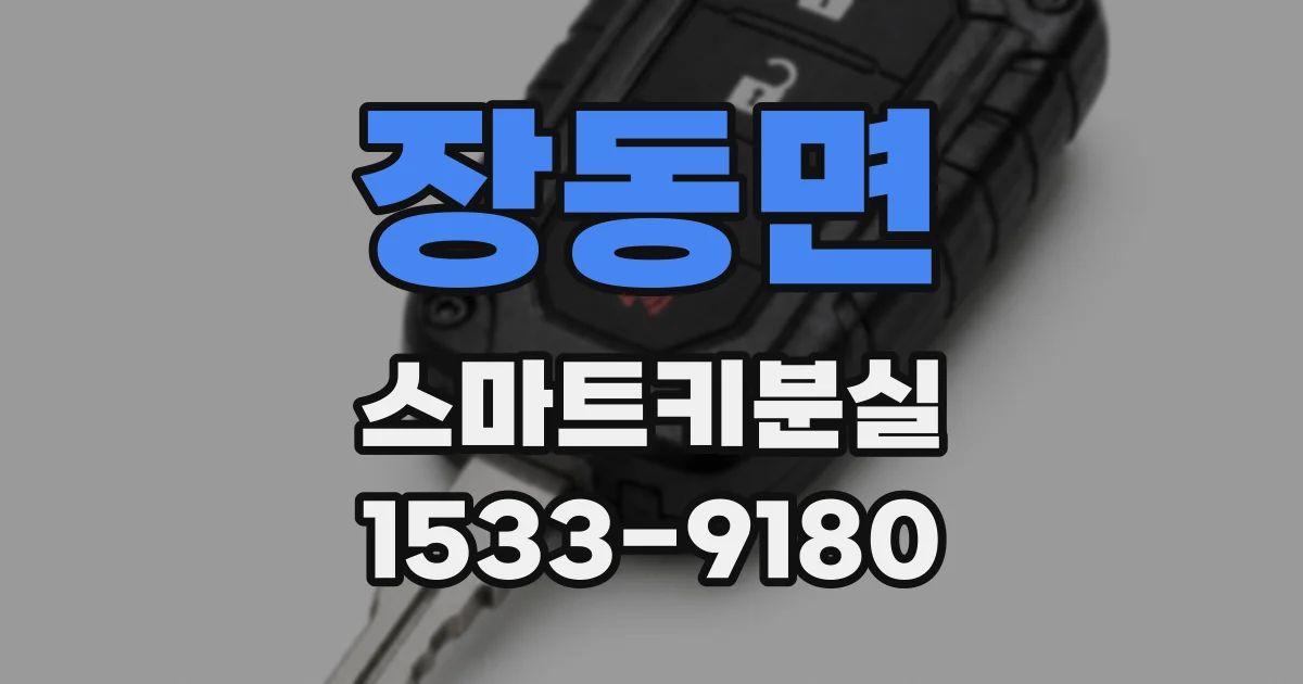장동면 스마트키분실