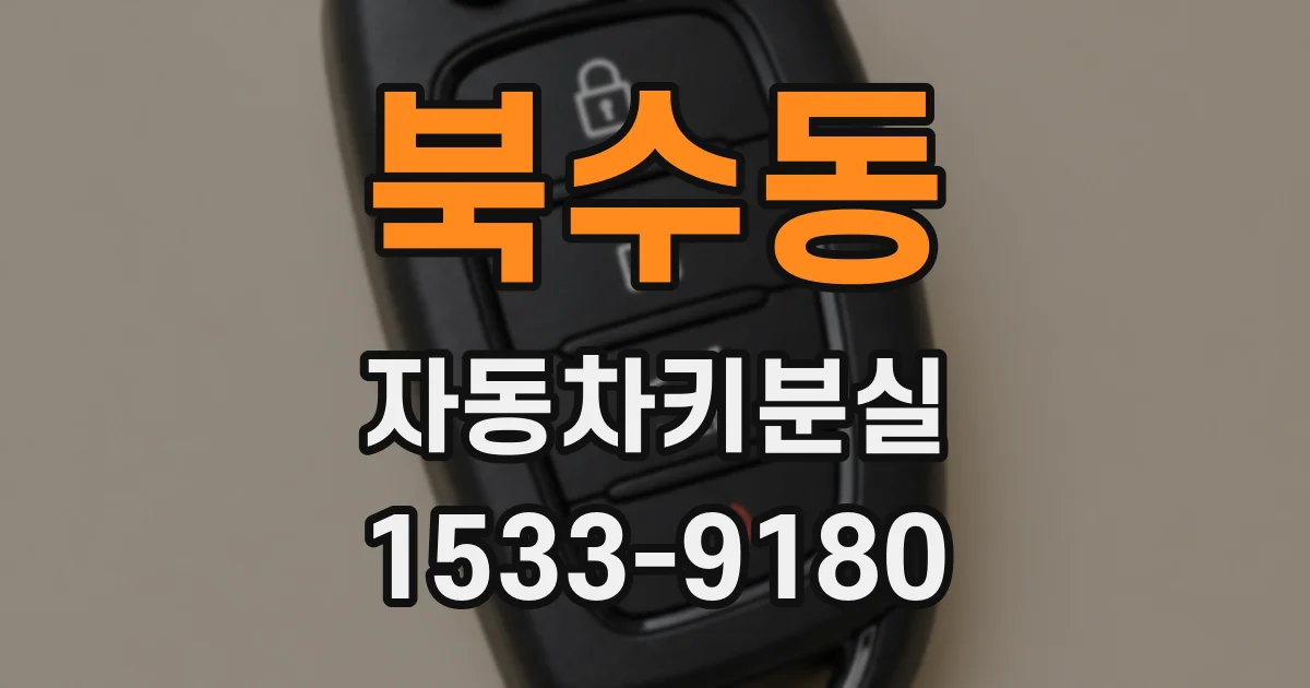 북수동 자동차키분실