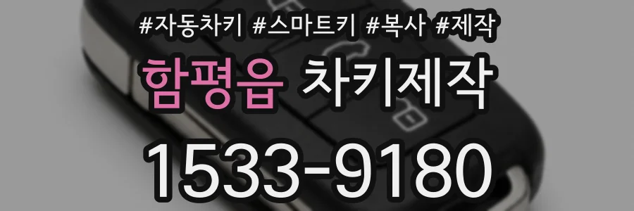 함평읍 차키제작