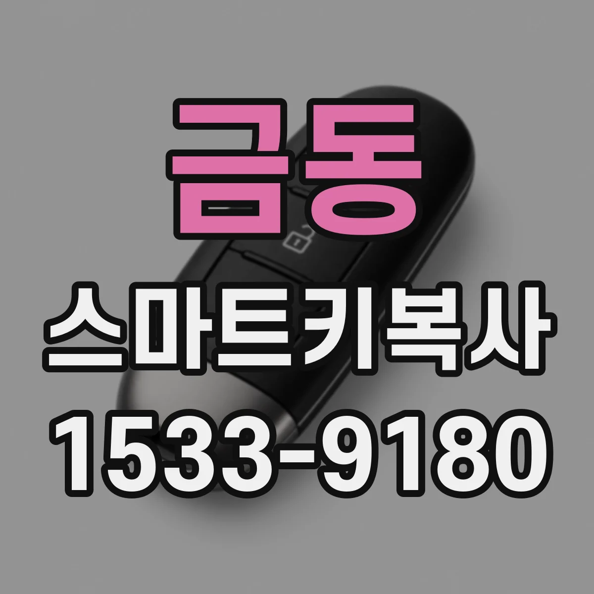 금동 스마트키복사