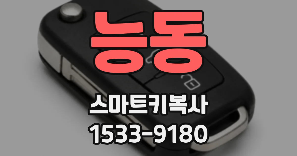 능동 스마트키복사