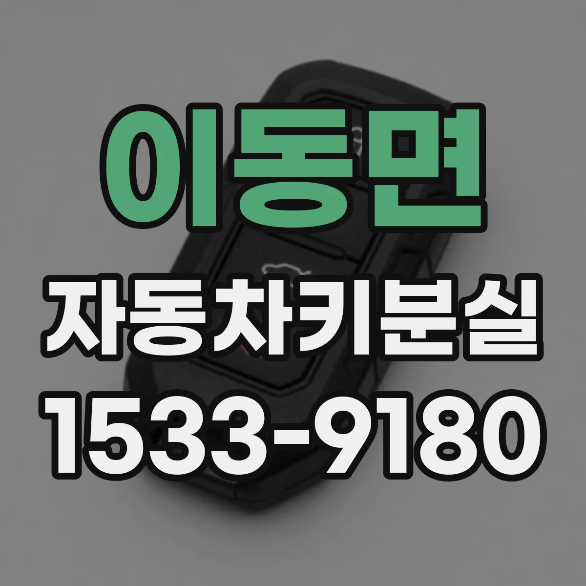 이동면 자동차키분실
