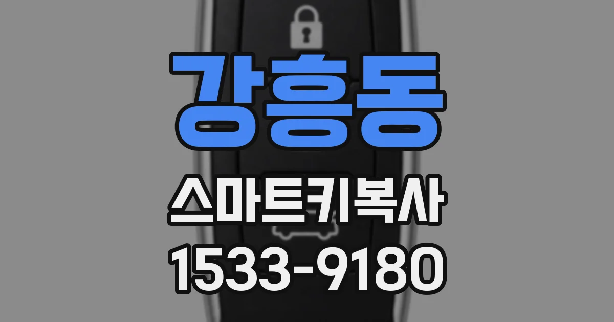 강흥동 스마트키복사