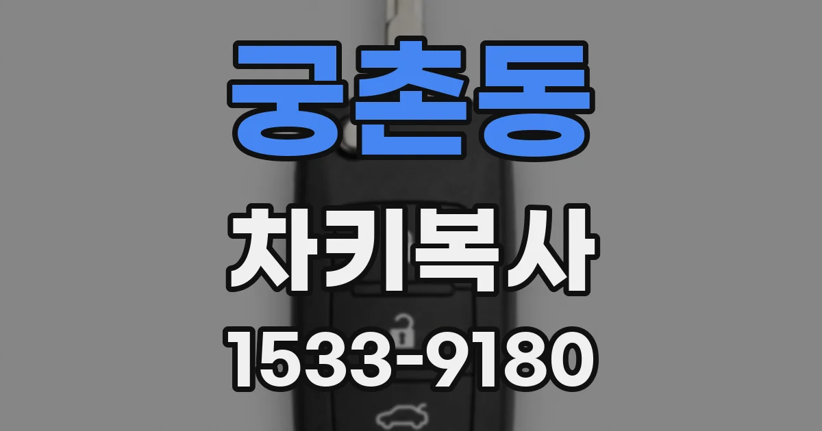 궁촌동 차키복사