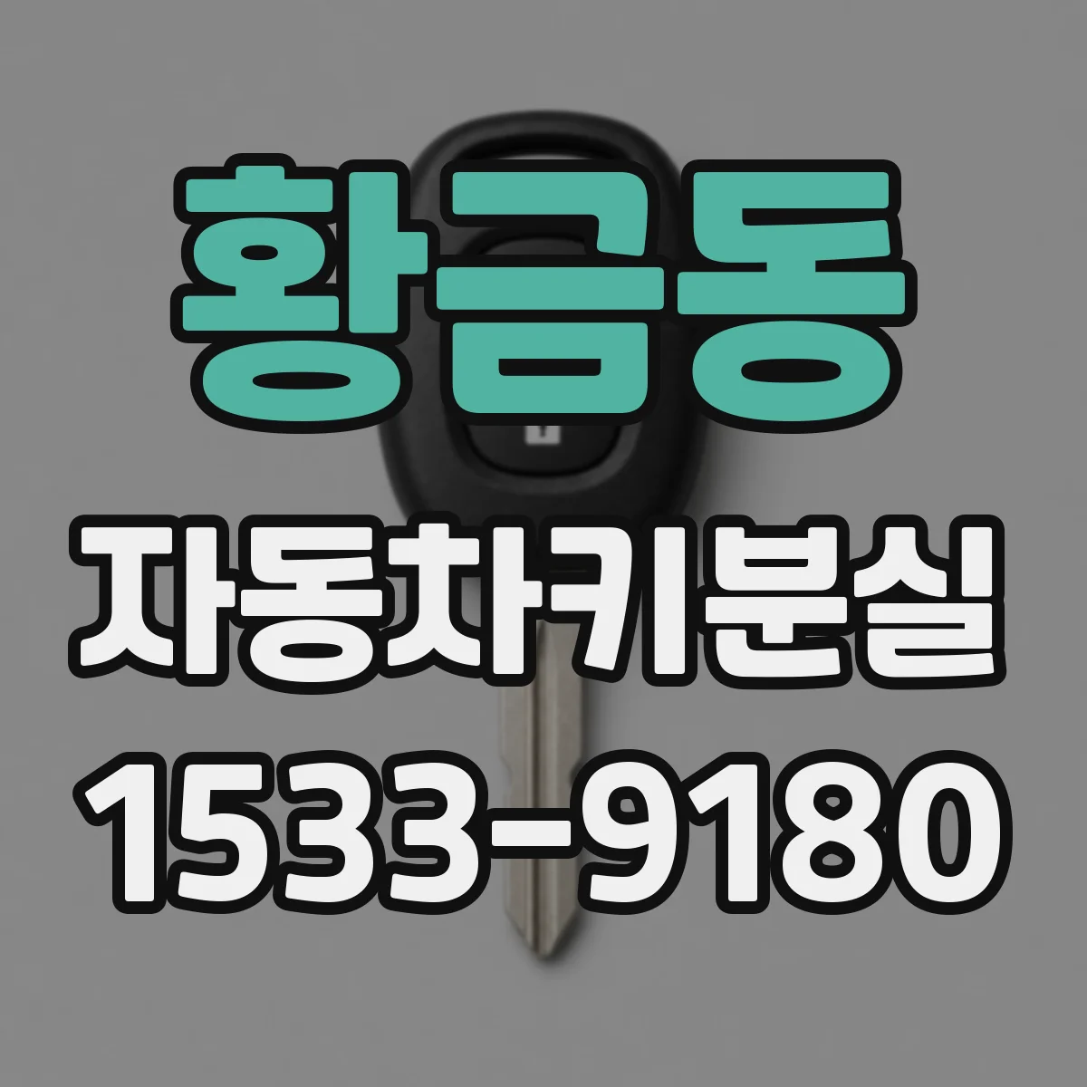 황금동 자동차키분실