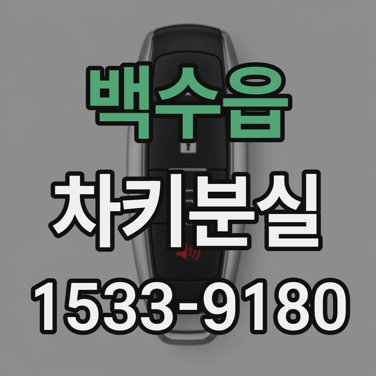 백수읍 차키분실