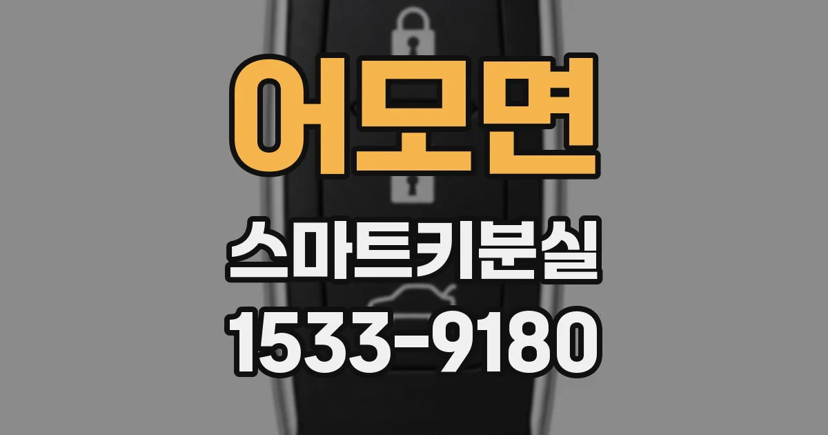 어모면 스마트키분실