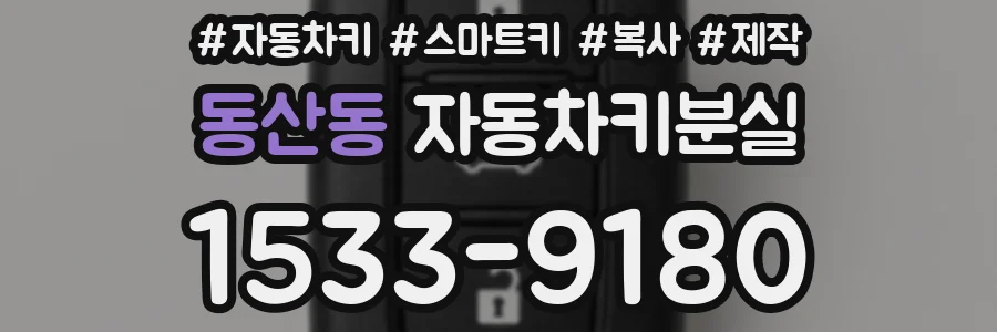 동산동 자동차키분실