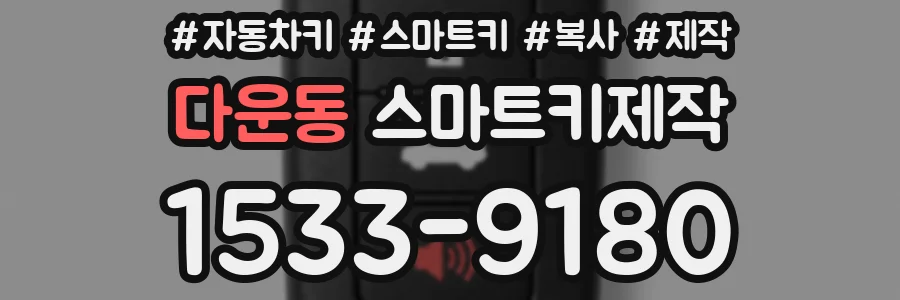다운동 스마트키제작
